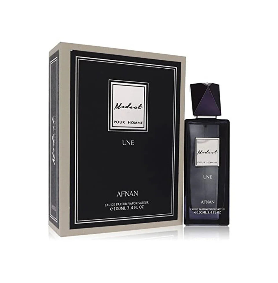 Afnan Modest Une Homme – Fresh Aromatic Woody EDP 100ML